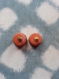 Boucles d'oreilles donuts en fimo