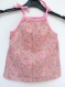 Robe bébé rose en coton fleuri du 3 mois au 2 ans