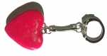 Porte-clef en forme de coeur à trois épaisseurs