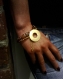 Bracelet femme perles de verre et metal, bracelet bohème-chic