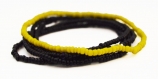 Set de bracelet en perle jaune/noir