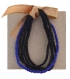 Set de bracelet en perle bleu/noir