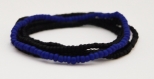 Set de bracelet en perle bleu/noir