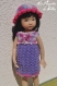 Tuto h / fiche explications crochet pour réaliser une robe en 2 versions & un chapeau ou un bandeau assorti pour poupée little darling 33 cm