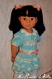 Tuto m / fiche explications tricot pour réaliser une robe col dentelle pour poupées de 46 & 50 cm