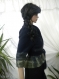 Elegant ladies' short coat - bolero  cashmere  with lining