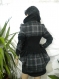 Non-standard ladies' coat made of woolen fabric