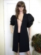 Dames élégantes gilet en combinaison noire entre deux types de coton / elegant ladies vest in black