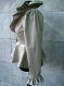Non-standard beige jacket made of textile in beige color/veste beige non standard en textile de couleur beige,fermeture à glissière en métal