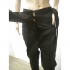 Sporty elegant brown  trousers  made of cotton with light elastane.