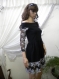 Beautiful ladies tunic in black and white,