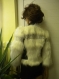 Elegant women's feather jacket