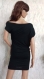 Unsymmetrical lady's tunic or mini dress