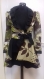 Women's jacket with lining made of cotton with camouflage print /veste femme avec doublure en coton avec imprimé camouflage.