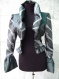 Stylish and elegant ladies short coat in gray,