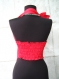 Red-corset bodice