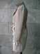 Elegant long jacket in champagne made of taffeta and textile
