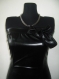 Elegant black leather bustier-dress