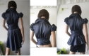 Veste élégante pour femme -bolero avec deux motifs inférieurs amovibles /stylish ladies jacket -bolero with two extra removable bottom