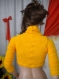 Non-standard 2 in 1 yellow bolero - blouse
