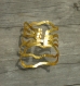 Bracelet en argent certifié fairmined plaqué or - joaillerie éthique