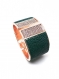 Bracelet cuir de galuchat vert et strass