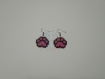 Boucle d'oreilles pattes de chat / cat paw earrings