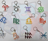 Porte-clé signe du zodiaque / keychain zodiac sign
