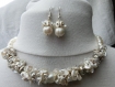 Collier de perles naturelles et perles de keshi