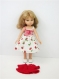 Vêtements compatibles aux poupées: chérie , paola reina, little darling etc de 30 - 33 cm: coquelicot 