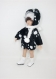 Manteau en fausse fourrure compatible poupée chérie, mini maru, paola reina, little darling, 30 à 34 cm