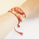 Matriochka red (bracelet - manchette)