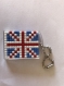 Porte clé pixel drapeau anglais