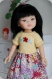 Fiche tricot-couture : robe tricouture (top down) pour poupées de 32-33 cm