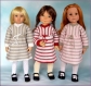 Fiche tricot : la robe en deux temps pour poupées de 46/50 cm