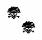 Flex 5cm 2 pirates squelettes