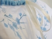 Robe trapèze à fleurs bleues taille 2 ans