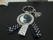 Yin yang/porte clés:bijou de sac/ cabochon -- image 