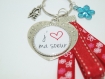 J'aime ma soeur (-_-) porte clés-bijou de sac - cadeau original a offrir a sa soeur ..