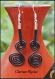 Boucles d'oreilles en spirale aluminium 16x64mm