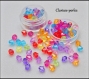 100 perles intercalaires toupis acryliques 6mm