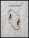 50 crochets supports boucles d'oreilles 18mm 0,8mm épaisseur, argent/ bronze/ cuivre/ gunmetal/ doré