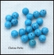 10 perles rondes howlite turquoise 8mm