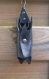 Porte-clé chauve-souris en cuir noir