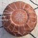 Moroccan leather pouf ,beautiful handmade for ottoman luxury, moroccan interior decoration
