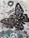 Etiquette tag fairy ou marque-page en carton papier et embellissements divers. fait main dimensions 8x16 cm