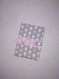 Protège carnet de santé rose pastel gris taupe personnalisable fait main tissu rembourrage ouate bébé baby protect health record