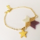 Bracelet golden star