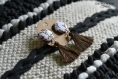 Boucles à clous inspiration fleur de coton & cerisier japonais