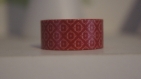 3 m x 1.5 cm washi masking tape ruban autocollant motif rouge